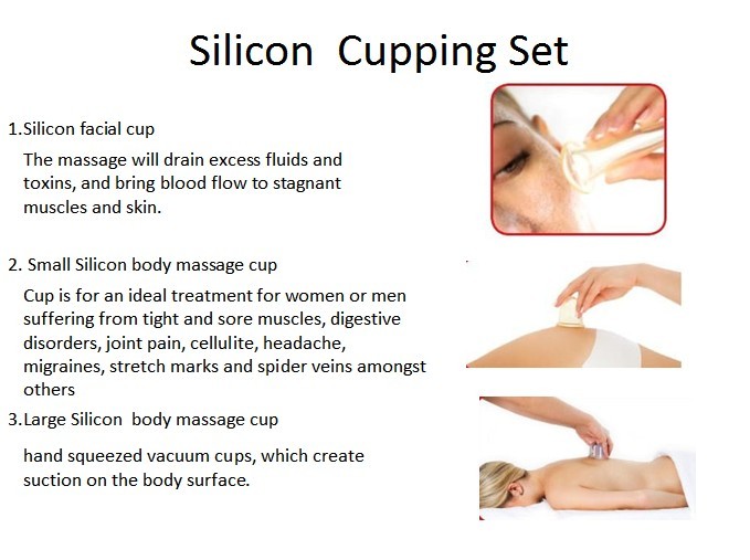 Silicone Facial and Massage Cupping Set
