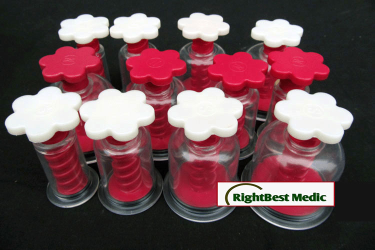 Twist Top Chinese Magnetic Cupping - 12 cups