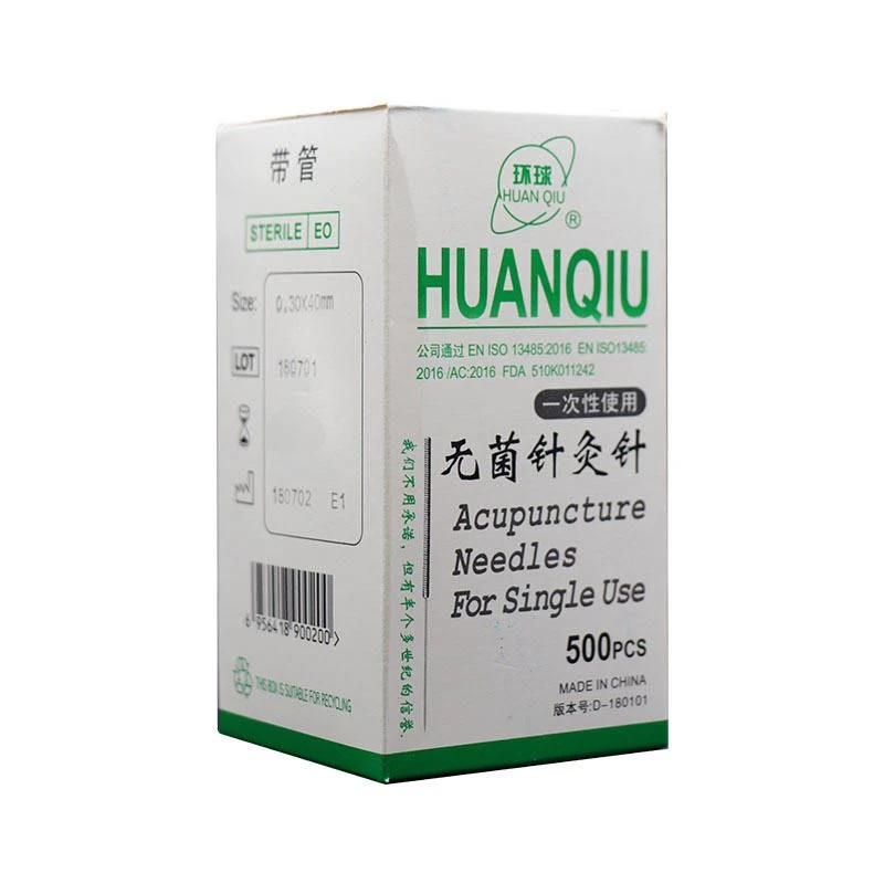Huanqiu Disposable Acupuncture 500 Pcs Needles