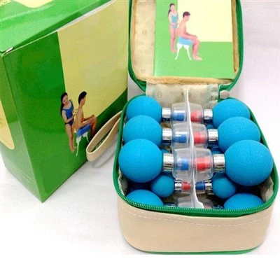 Juego de ventosas HACI plateadas - 18 copas